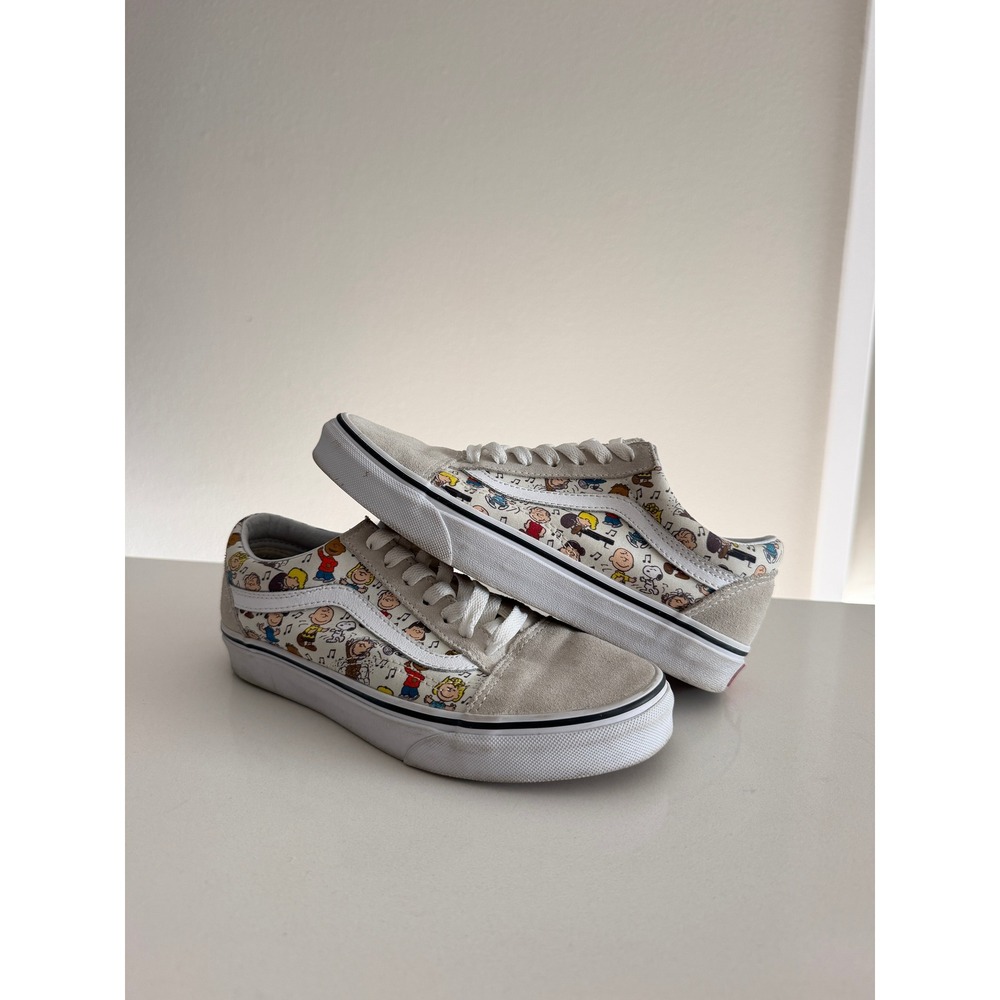 Vans Old Skool x Peanuts Dance Party 2017 Snoopy Charlie Brown Womens 6.5 Mens 5
